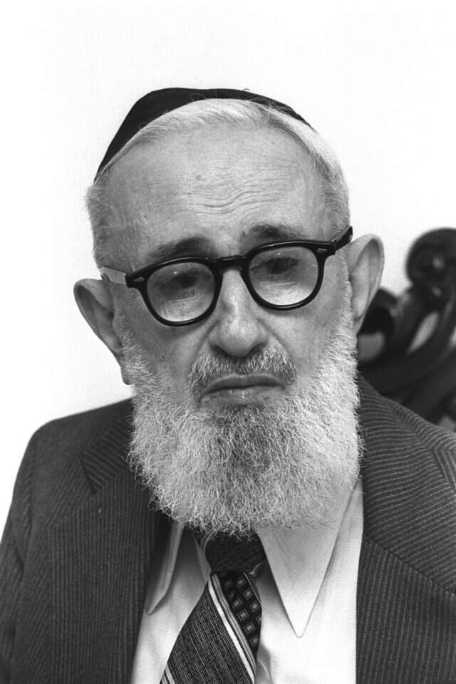 הרב יוסף דב סולובייצ'יק, 1983. | יעקב סער, לע"מ