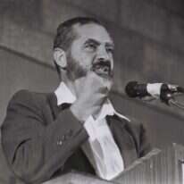 הרב מאיר כהנא, 1984. | יוסי זמיר, פלאש 90