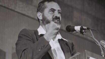 הרב מאיר כהנא, 1984. | יוסי זמיר, פלאש 90