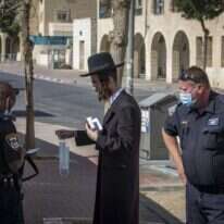 שוטרים בפעילות אכיפה בירושלים. | אוליבייה פיטוסי, פלאש 90