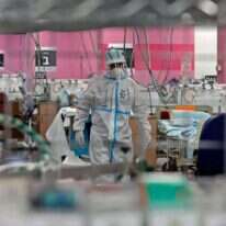 מחלקת קורונה בחיפה. | AFP