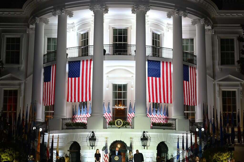 הבית הלבן בעת הטקס. | AFP הבית הלבן בעת הטקס. | AFP