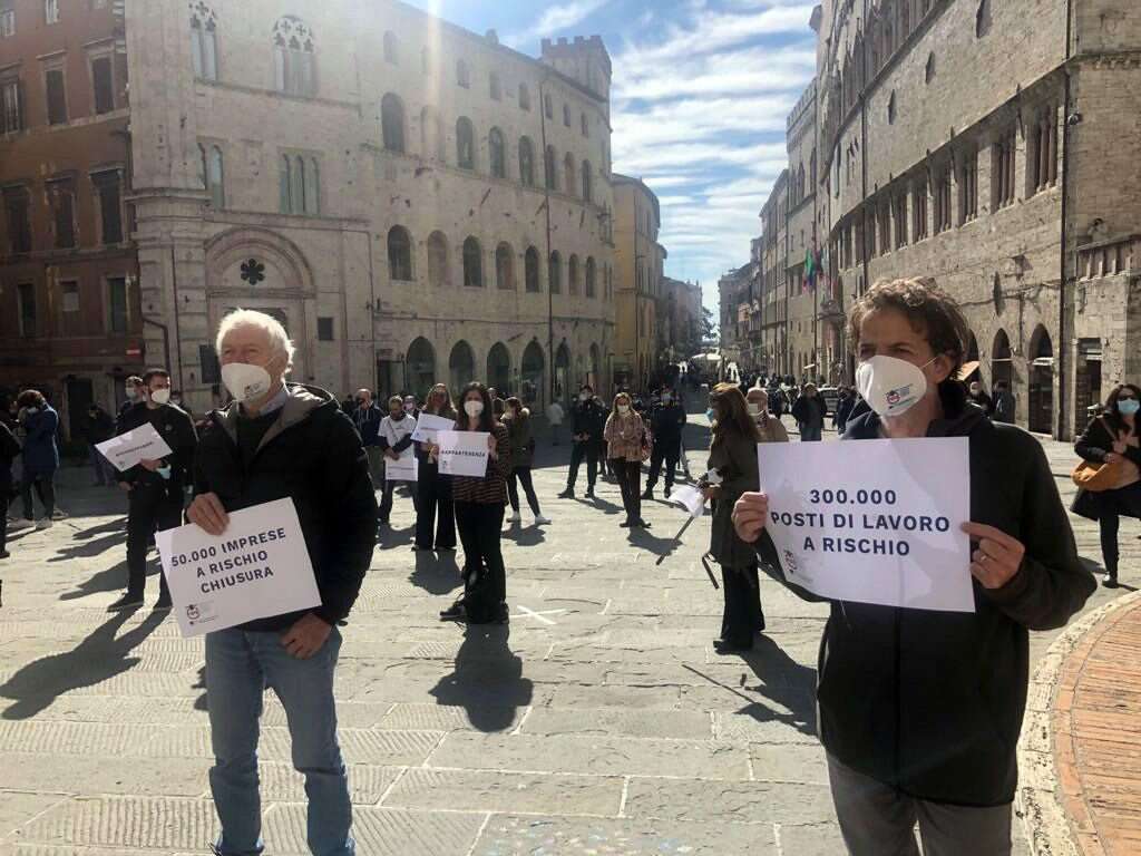 מחאת המסעדנים באיטליה, אתמול. | EPA