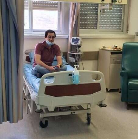 ענר בבוקר לאחר החיסון. | אבי חיון ענר בבוקר לאחר החיסון. | אבי חיון