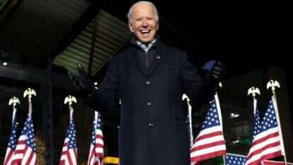 ג'ו ביידן בפנסילבניה, ערב הבחירות. | AFP