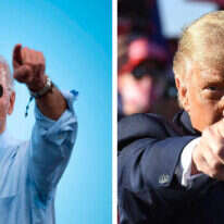 טראמפ וביידן, ערב בחירות 2020. | AFP