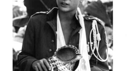 ברחמן מעריך את יצירתו המפורסמת של ויליאם גולדינג על טבע האדם, אך טוען כי הוא קורבן של התקופה והנסיבות. הסרט "בעל זבוב", 1990. | גטי אימג'ס