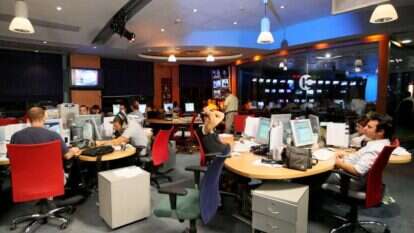 אולפן ערוץ 10, ארכיון. | משה שי, פלאש 90