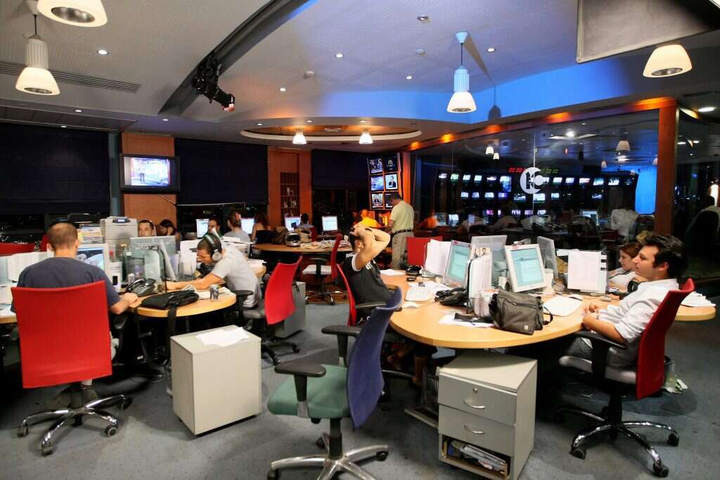 אולפן ערוץ 10, ארכיון. | משה שי, פלאש 90