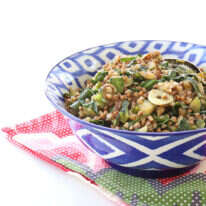 תבשיל כוסמת, זוקיני ותרד. | אפרת ליכטנשטט