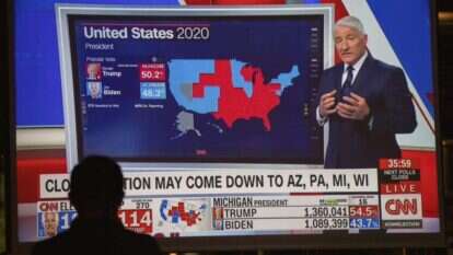 משדר הבחירות ב-CNN, השבוע. | אי-פי-איי