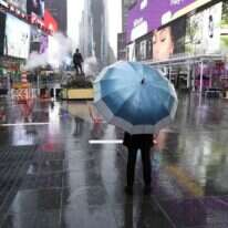 טיימס סקוור בניו־יורק, לפני שבועיים. | AFP