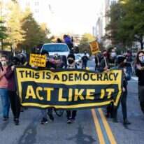 הפגנה בוושינגטון, בסוף השבוע. | איי.אף.פי