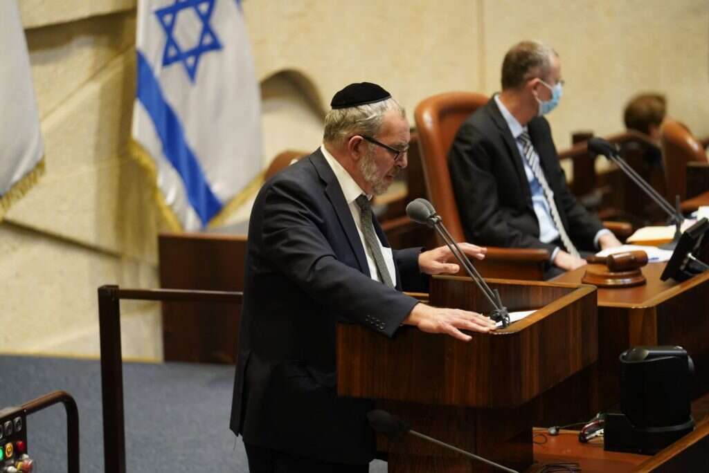 יו"ר ועדת החוקה יעקב אשר בכנסת. | דוברות הכנסת, דני שם טוב