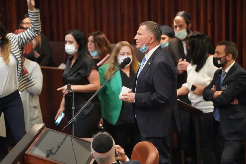 שר הבריאות יולי אדלשטיין בכנסת. | דוברות הכנסת, דני שם טוב