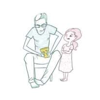 אז...הבת שלי קיבלה טטריס. איור: ינון פתחיה