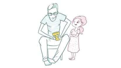 אז...הבת שלי קיבלה טטריס. איור: ינון פתחיה