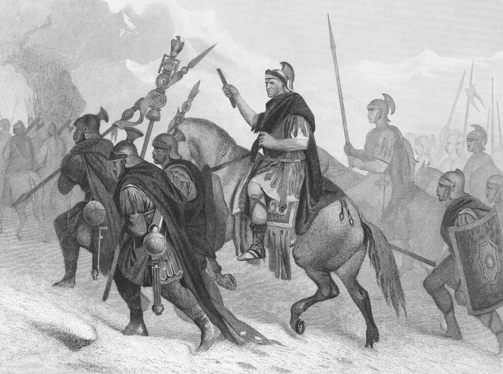 חניבעל חוצה את האלפים. | גטי אימג'ס