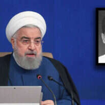 רוחאני והמחבל שחוסל, עבדאללה אחמד עבדאללה. צילומים: AFP, EPA