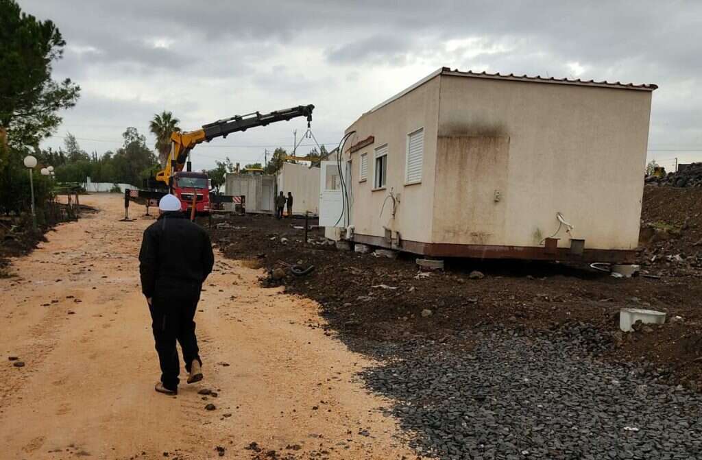 העבודות להקמת רמת טראמפ. | איילה בכר