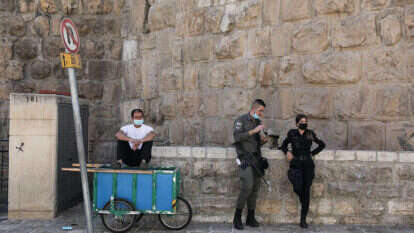 כוח שיטור בעיר העתיקה. למצולמים אין קשר לכתבה. | EPA