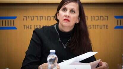 זילבר בדיון במכון הישראלי לדמוקרטיה, 2018. | יונתן זינדל, פלאש 90