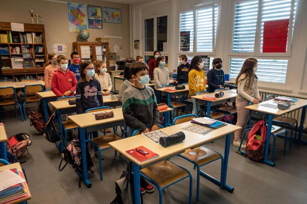 תלמידים בבית ספר יסודי בצרפת. | AFP