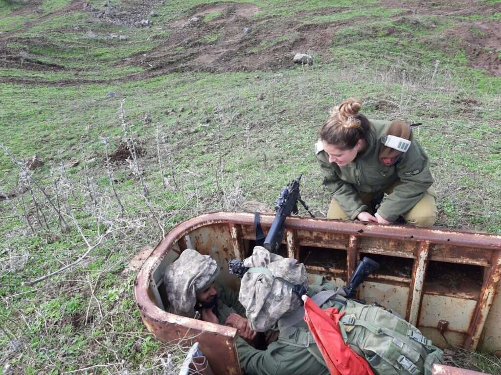 סרן אביה גאון, קב"נית חטיבת גולני. | דו"צ