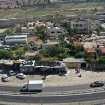 בנייה בלתי חוקית בסמוך למחסום חיזמא. | באדיבות: תנועת רגבים