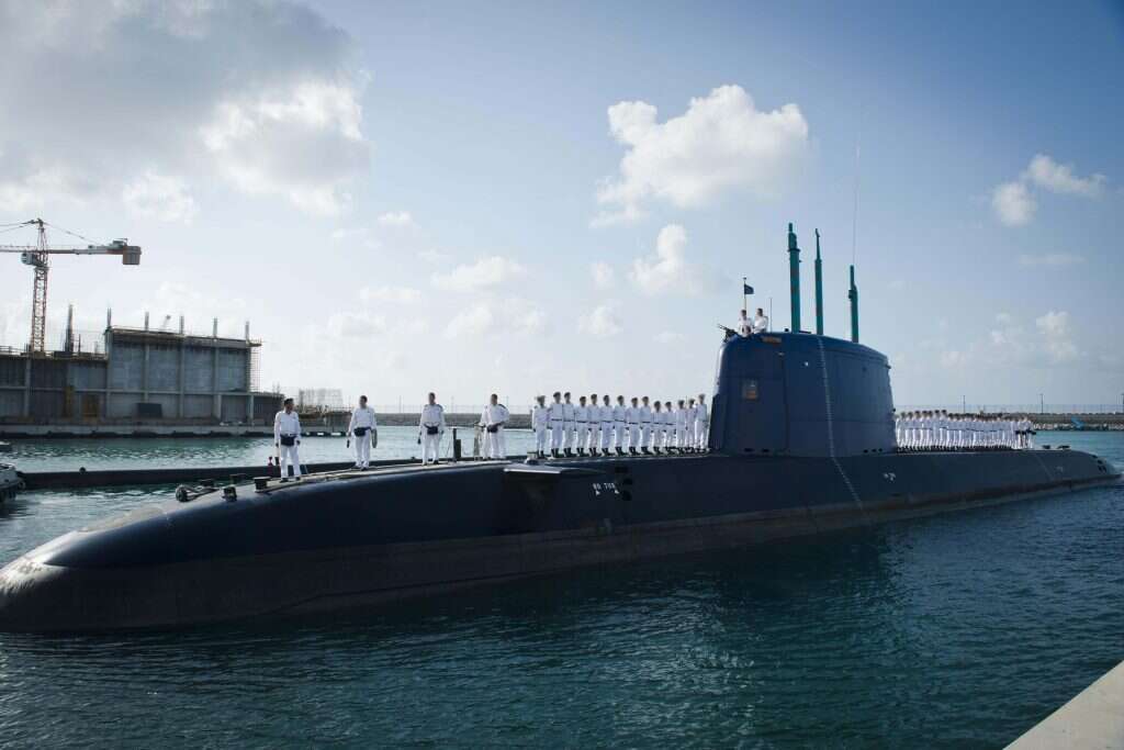 צוללת 109 בבסיס חיל הים בחיפה | דובר צה''ל