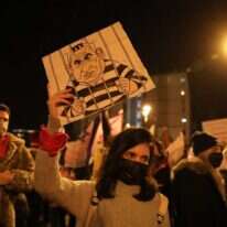 מחאת בלפור, השבוע. | EPA