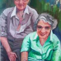 ג'ני קין, "המון שנים ביחד", אקריליק, 2019