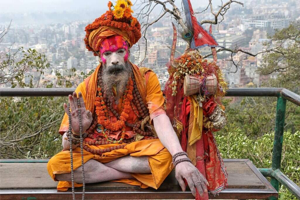 נזיר סאדו במקדש הקופים בקטמנדו. | ד"ר דרורה בהרל נזיר סאדו במקדש הקופים בקטמנדו. | ד"ר דרורה בהרל