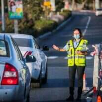 מחסומים בירושלים בתקופת הסגר השני. | אורן בן חקון
