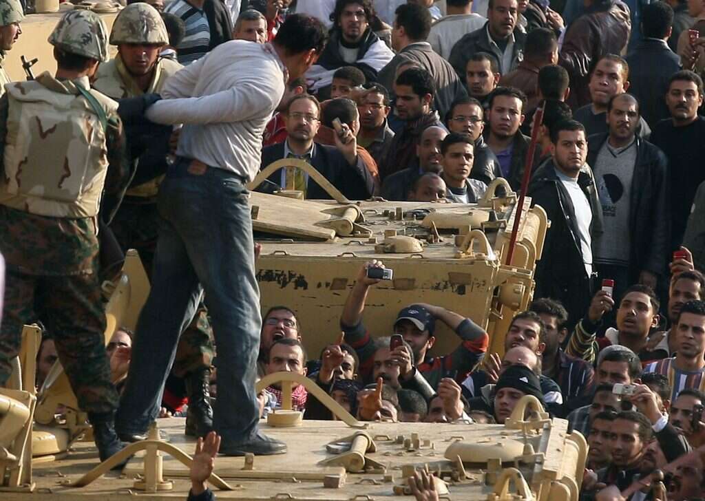 הפגנות האביב הערבי בכיכר תחריר, 2011. | AFP