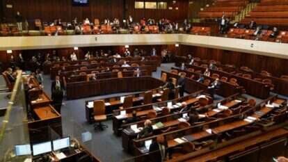 מליאת הכנסת בעת הצבעה. | דני שם טוב, דוברות הכנסת