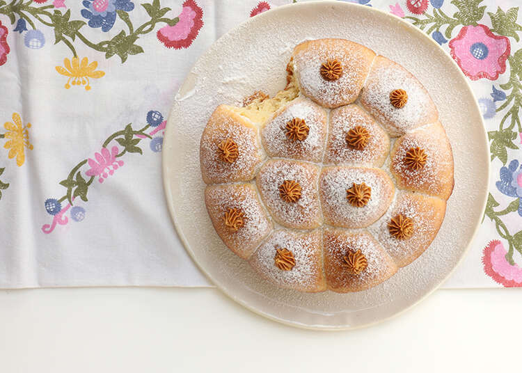 עוגת סופגניות אפויות במילוי לוטוס. | אפרת ליכטנשטט