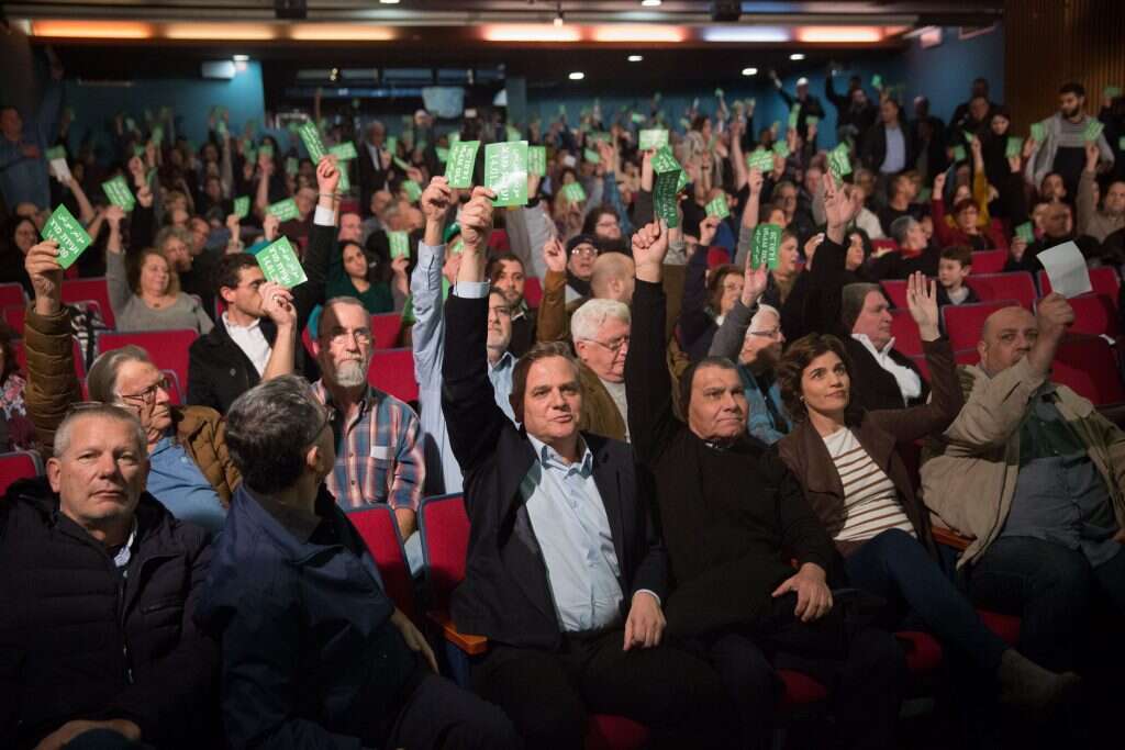המפלגה לא הייתה פסגת השאיפות. ועידת מרצ, 2020. | מרים אלסטר, פלאש 90 המפלגה לא הייתה פסגת השאיפות. ועידת מרצ, 2020. | מרים אלסטר, פלאש 90