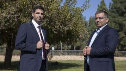 דומים אבל שונים. סופר (מימין) וקרעי, השבוע. | פלאש 90