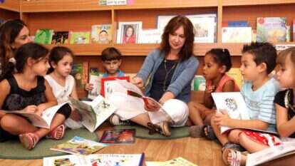 ללי שמר, בתה של נעמי שמר, בגן ילדים בנתניה. | קרן גרינספון ישראל