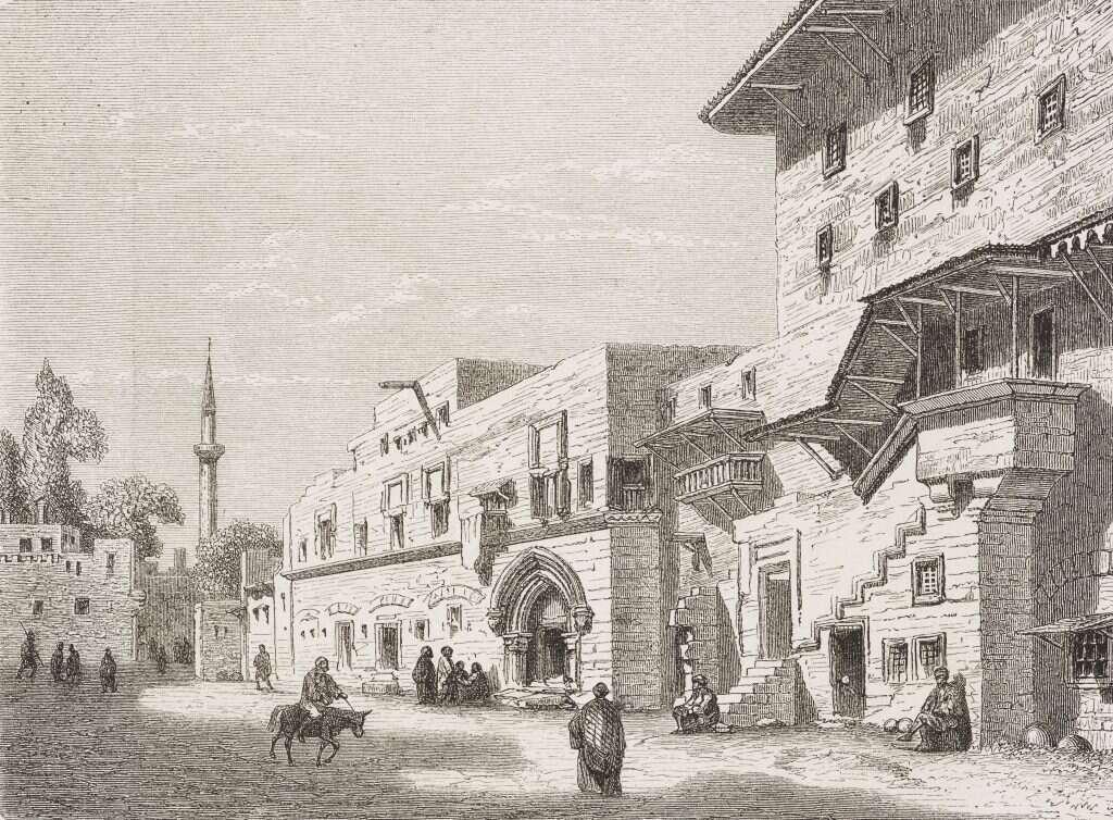 הקהילה נספתה כמעט כולה בשואה. כיכר היהודים ברודוס, 1863. | גטי אימג'ס