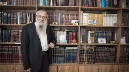 הרב יוסף מנדלביץ'. | אוליבייה פיטוסי, פלאש 90