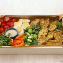 לביבות זוקיני וכרובית. | אפרת ליכטנשטט לביבות זוקיני וכרובית. | אפרת ליכטנשטט