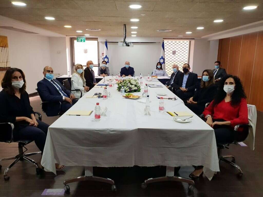 הישיבה הראשונה של הוועדה למינוי שופטים, ספטמבר 2020. | דוברות משרד המשפטים