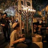 חנוכה בירושלים. | EPA