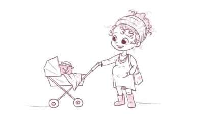 בית של בנות. איור: ינון פתחיה