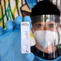 בדיקת קורונה מהירה בישראל. | AFP