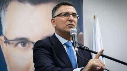 גדעון סער בכנס פעילי הליכוד בשנה שעברה. | אורן בן חקון