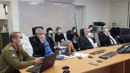 חמ"ל הקורונה בבני־ברק, השבוע. | דוברות עיריית בני־ברק