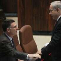 נתניהו וסער, 2012. | מרים אלסטר, פלאש 90